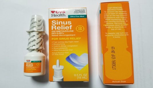 CVS Health Sinus Relief nasal spray for decongestion