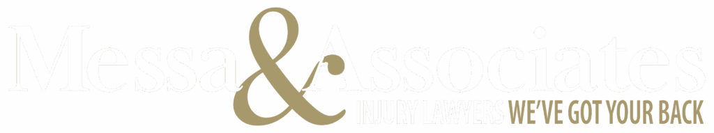 Messa Law logo featuring the name in white and gold typography on a black background.